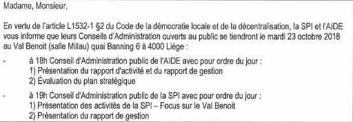 Conseils d'administration SPI - AIDE